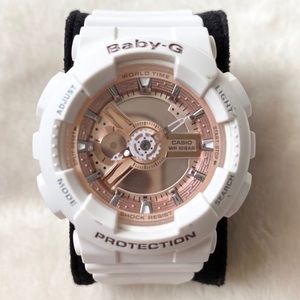 SOLD Baby-G White Rose Gold Watch